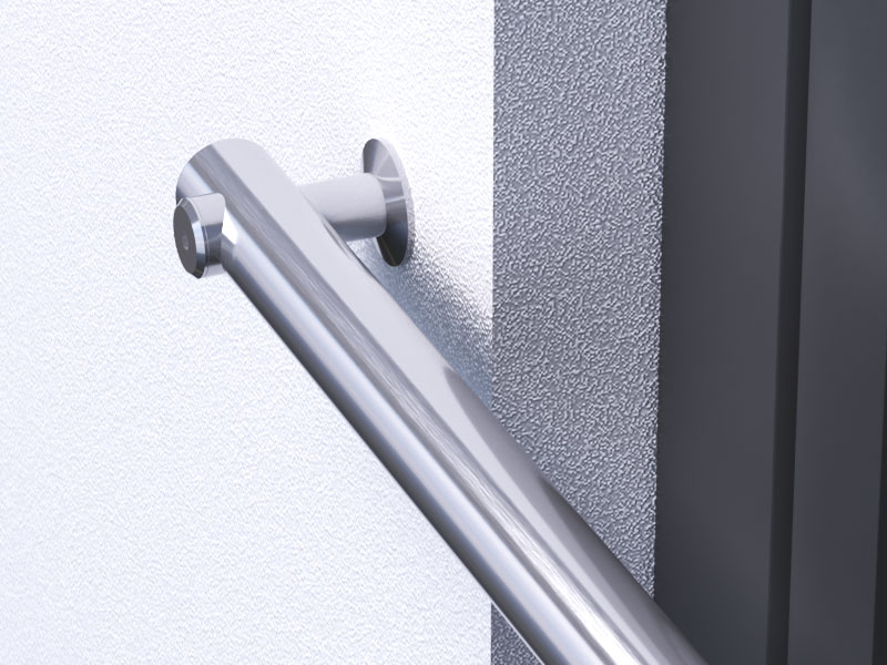 Absturzstange vorgesetzt