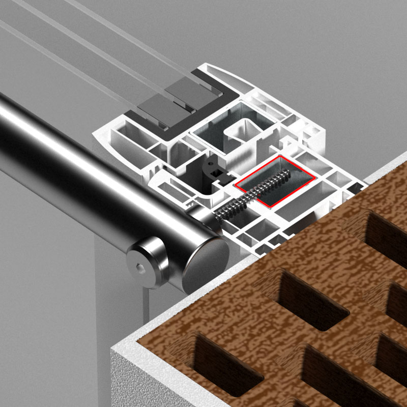 Kunststoffrahmen (außen)