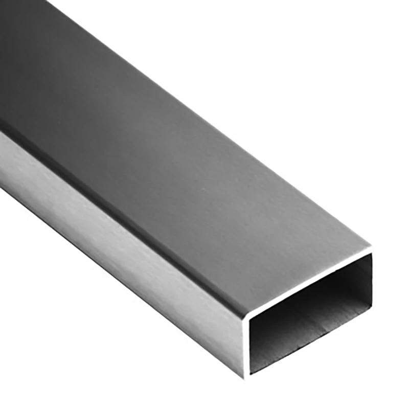 Rechteckrohr 30 x 10 x 1,5mm / V2A / Korn 400